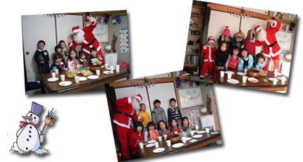 �p�ꋳ���̃N���X�̒��Ԃƃp�[�e�B���܂�